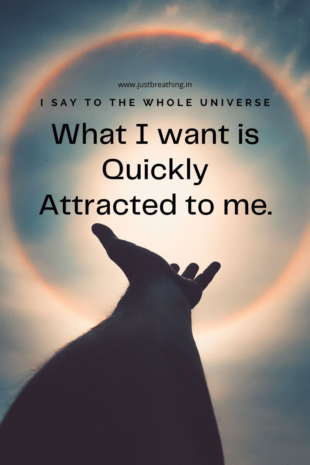 attract the universe to manifesting the life you want - how to manifest something instantly