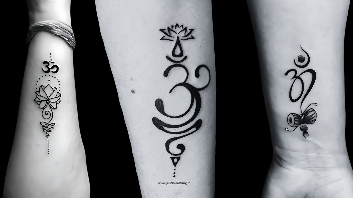 Read more about the article Beautiful Breathe Symbol Tattoo Designs Featuring Om Symbol