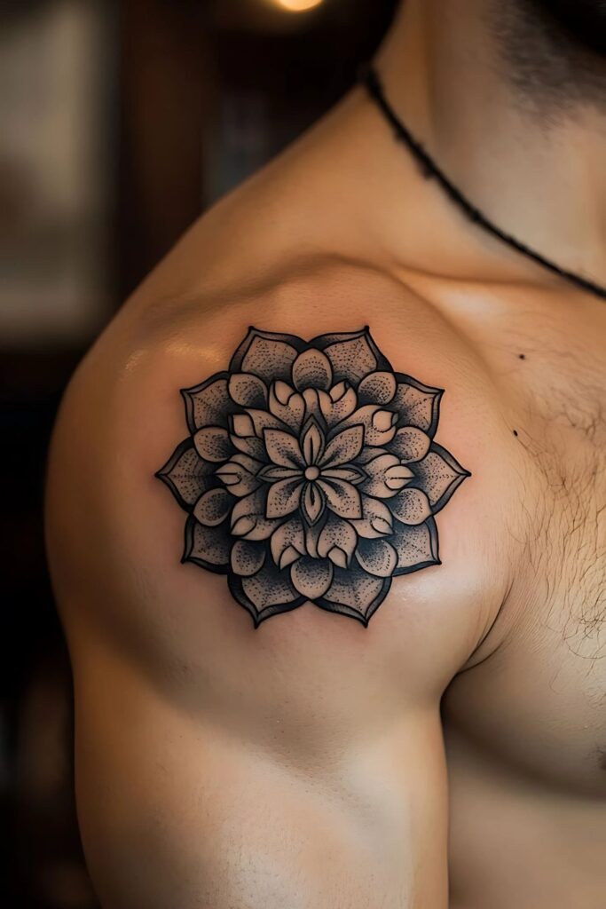 Mandala Shoulder Tattoo: A Symbol of Beauty, Balance, and Meaning Best Mandala Shoulder Tattoo Ideas for Women and Men