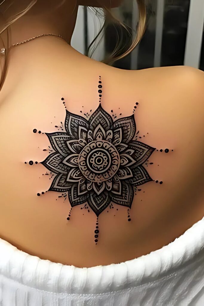 Mandala Shoulder Tattoo: A Symbol of Beauty, Balance, and Meaning Color vs Black Ink Mandala Shoulder Tattoo Styles