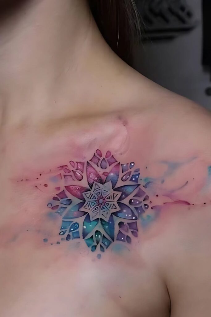 Mandala Shoulder Tattoo: A Symbol of Beauty, Balance, and Meaning Customizing Your Mandala Sunflower Shoulder Tattoo with Color
