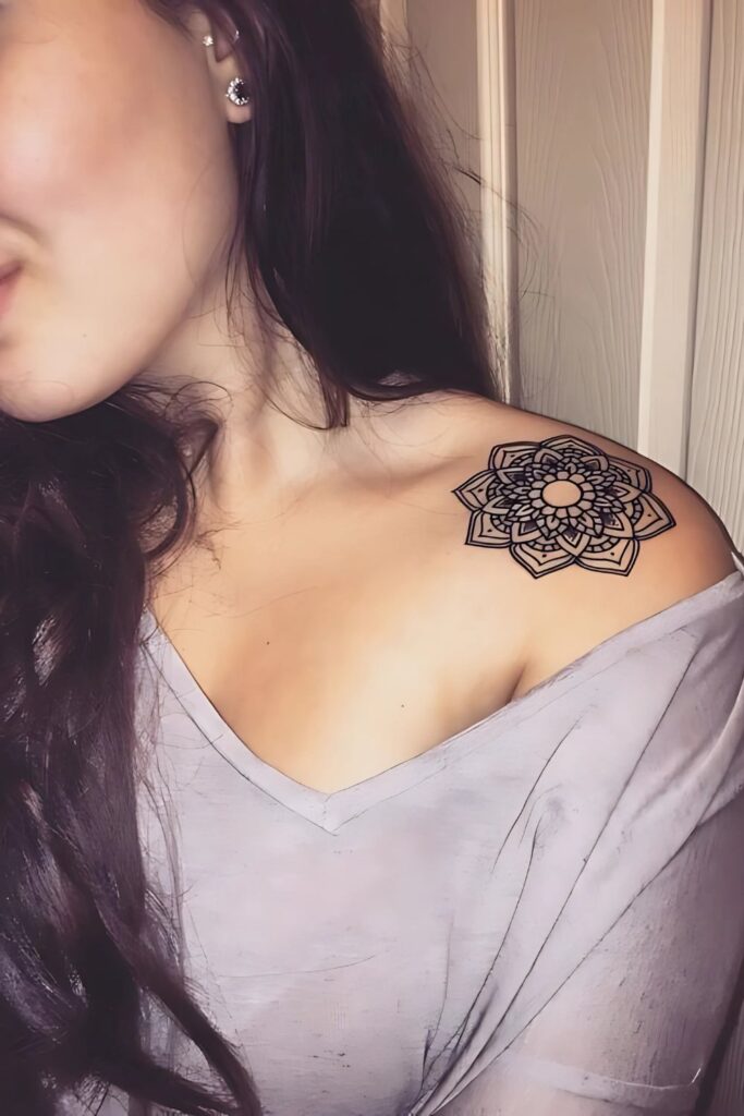 Mandala Shoulder Tattoo: A Symbol of Beauty, Balance, and Meaning Healing and Aftercare Tips for Mandala Tattoo on Shoulder