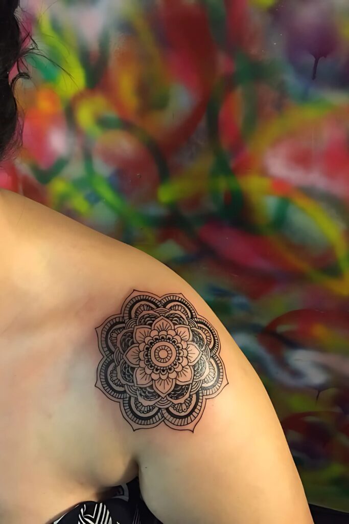 Mandala Shoulder Tattoo: A Symbol of Beauty, Balance, and Meaning Symbolism Behind a Mandala Shoulder Tattoo